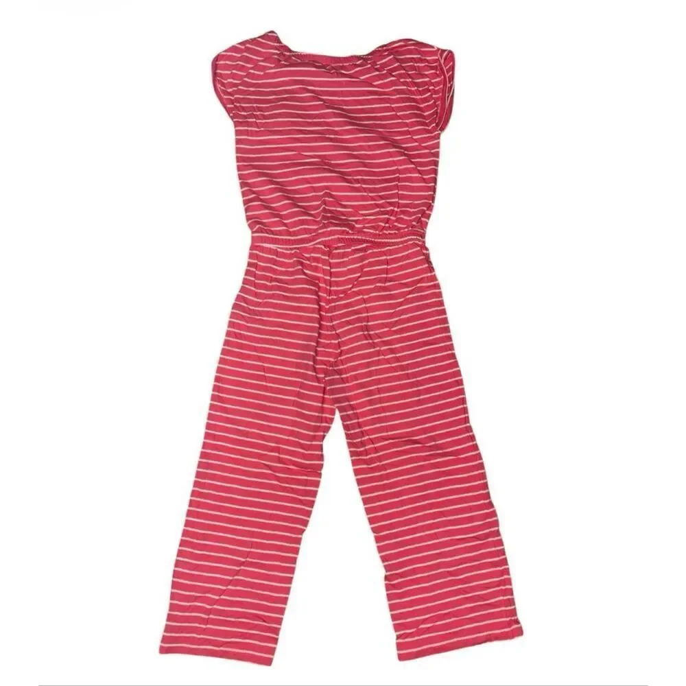 Nautica Striped Glitter-Embellished Cropped Jumpsuit